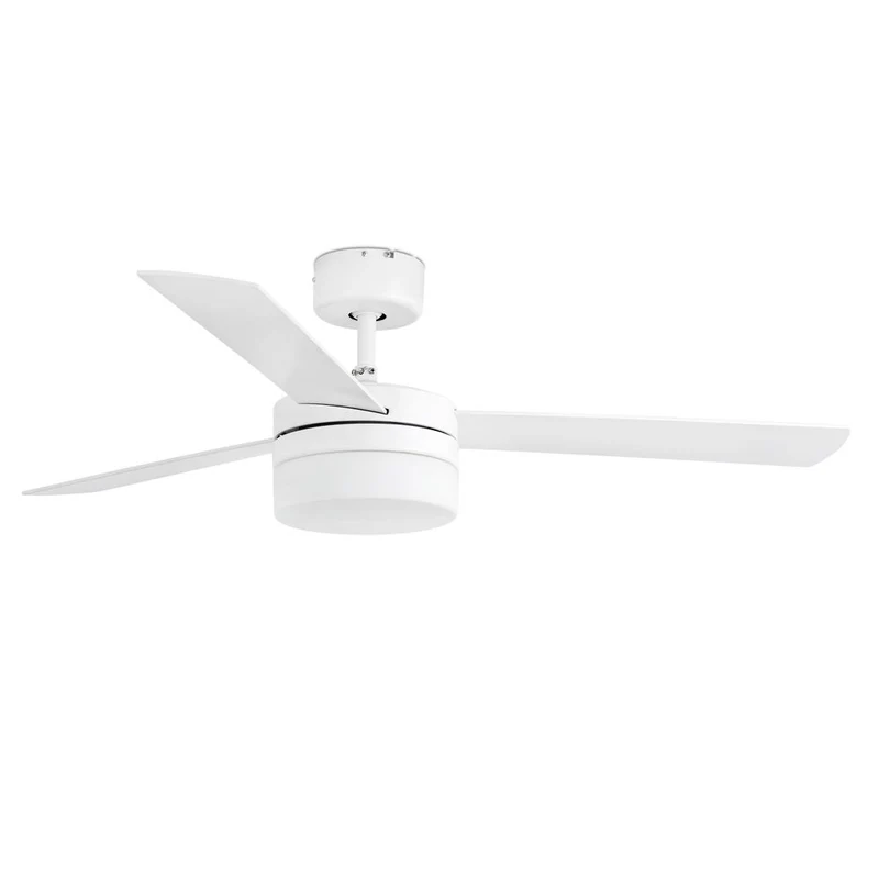 Deckenventilator PANAY 2-flammig Weiß, Weiß-Ahorn