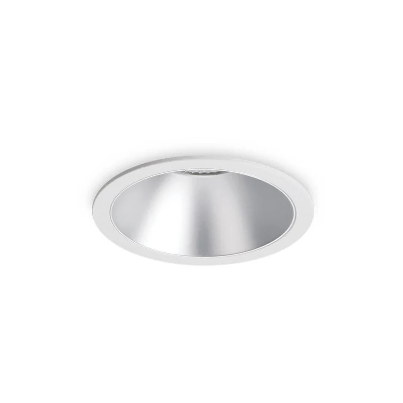 LED Einbaustrahler Game Round Weiß, Silber