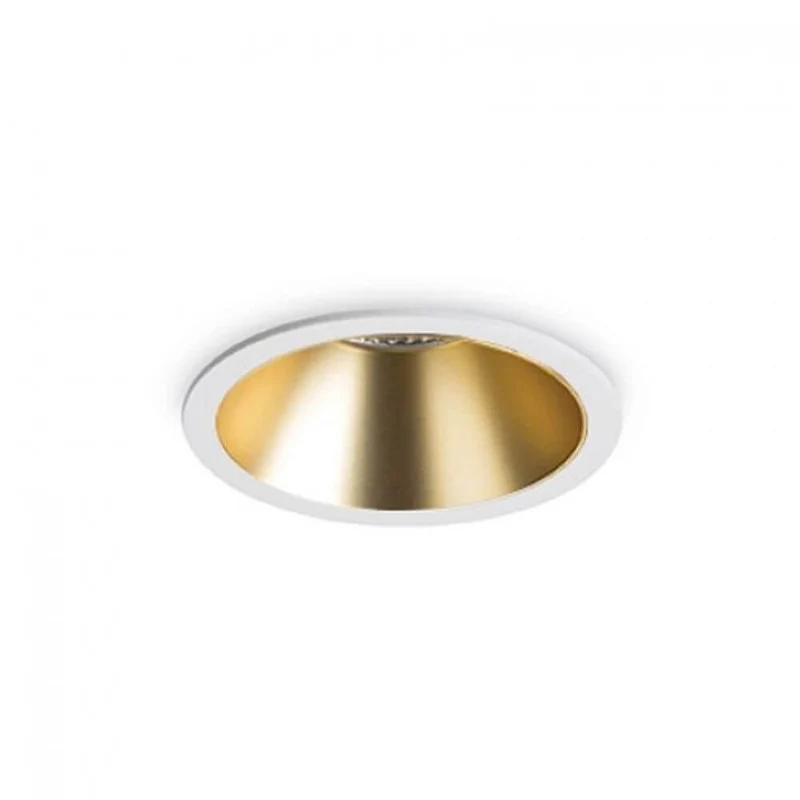 LED Einbaustrahler Game Round Weiß, Gold