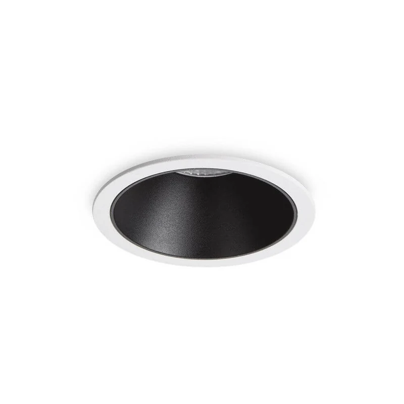 LED Einbauleuchte Game Round Weiß, Schwarz