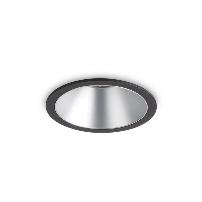 Einbaustrahler Game Round Schwarz Silber