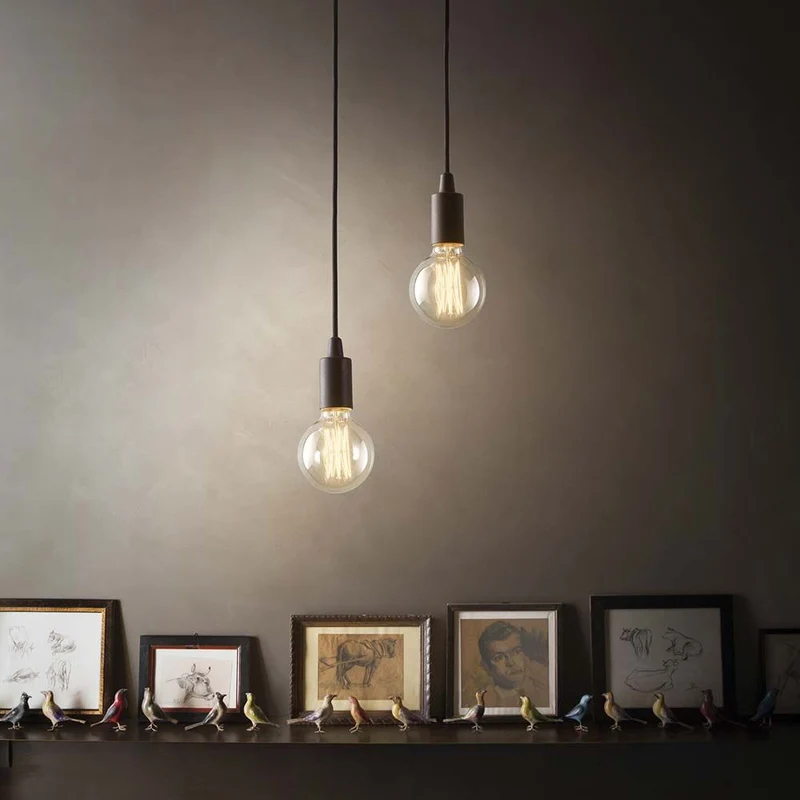 Hängeleuchte Edison Sp1 Schwarz
