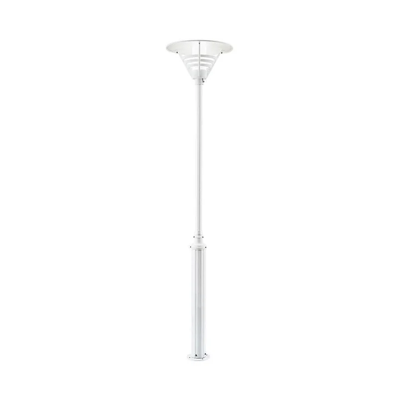 Gemini Standleuchte Weiß, opales Glas