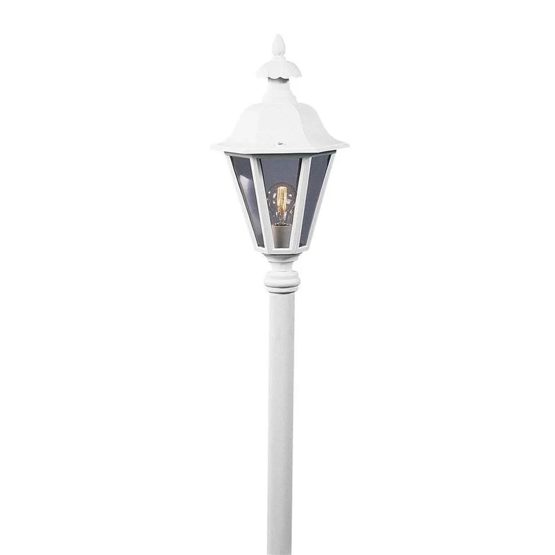 Pallas Leuchtenkopf für Mastleuchte 41cm Weiß