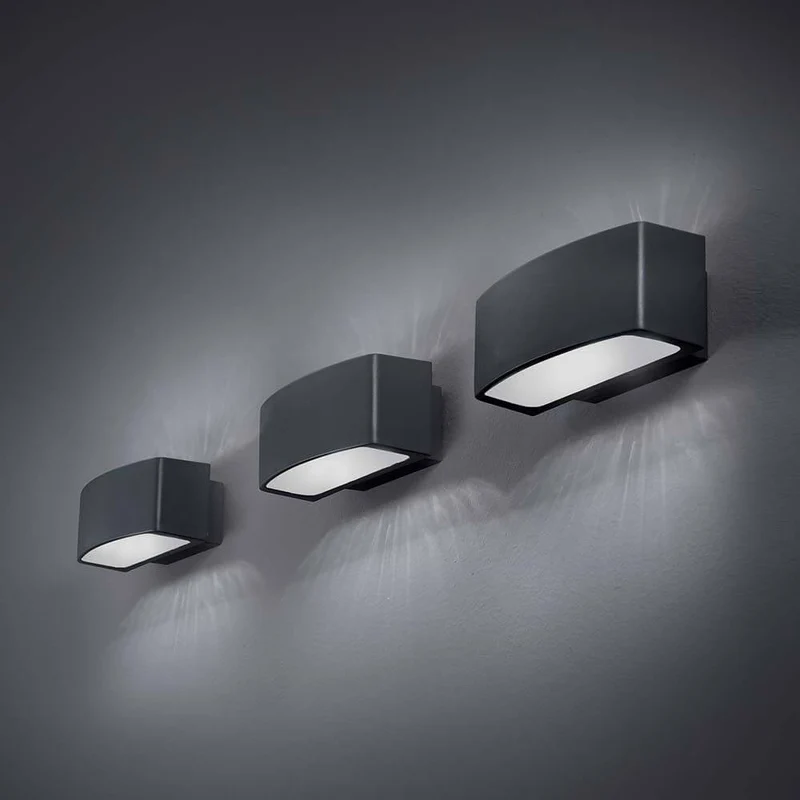 Wandleuchte Andromeda Ap1 Anthrazit