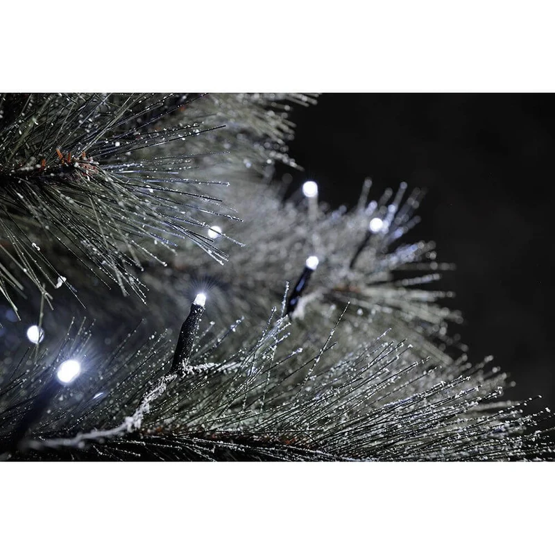 89m Micro LED Lichterkette Erweiterung 100 Kaltweiße Dioden IP44