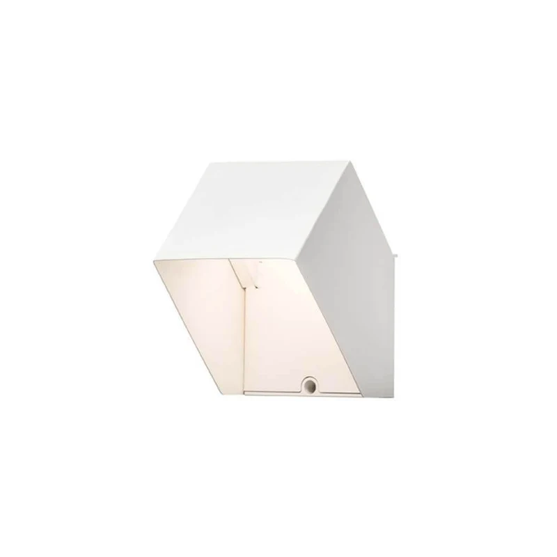 Pescara LED Außen-Wandleuchte Weiß, gefrostetes Acrylglas