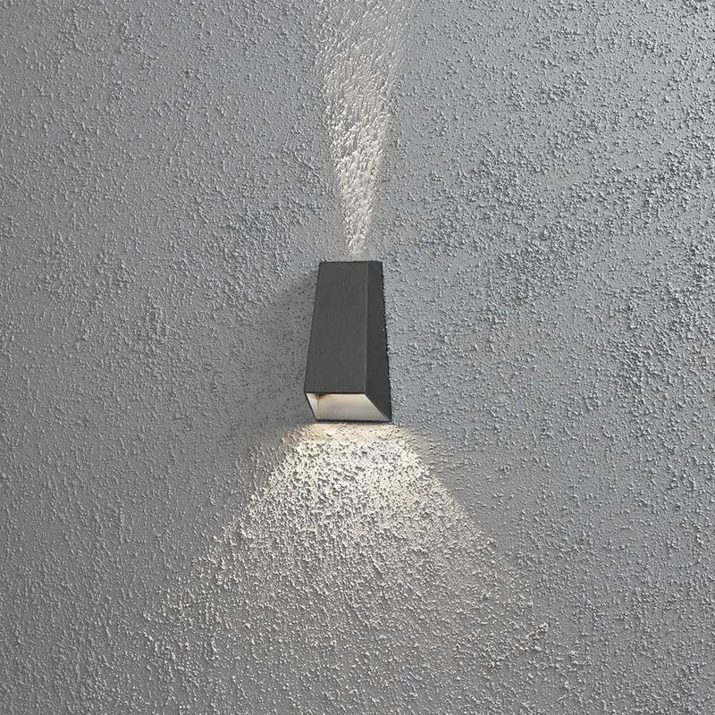 Imola LED Außenwandleuchte mit doppeltem Lichtkegel Anthrazit