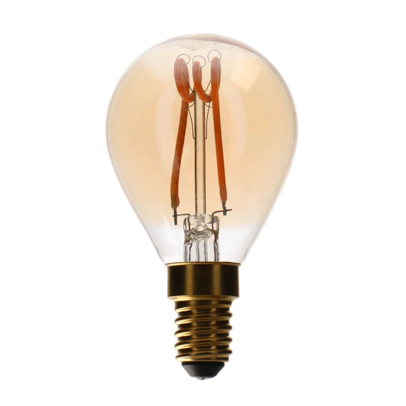 Proventa DECO LED Filament lamp E14 - Model XS globe - Dimbaar - _ 45 mm - Extra warm wit