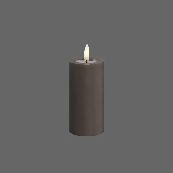 Led kaars mokka - Deluxe Homeart