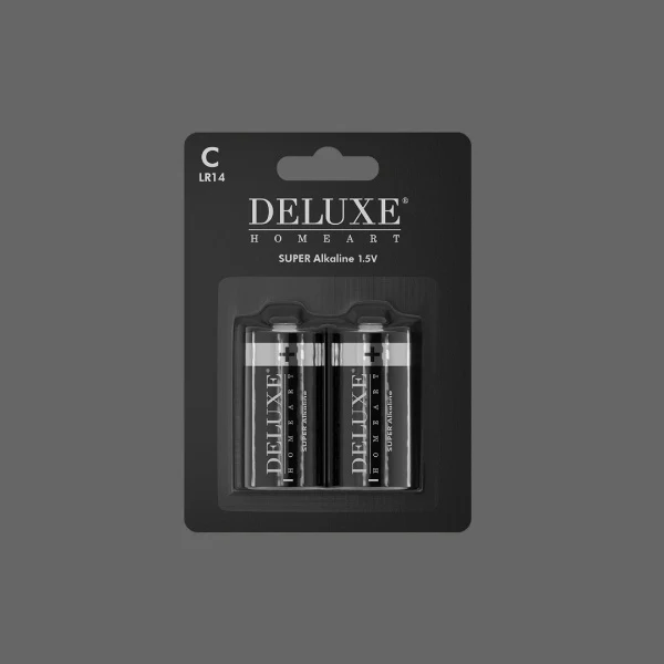 C Batterijen - 2 stuks - Super Alkaline - Deluxe Homeart