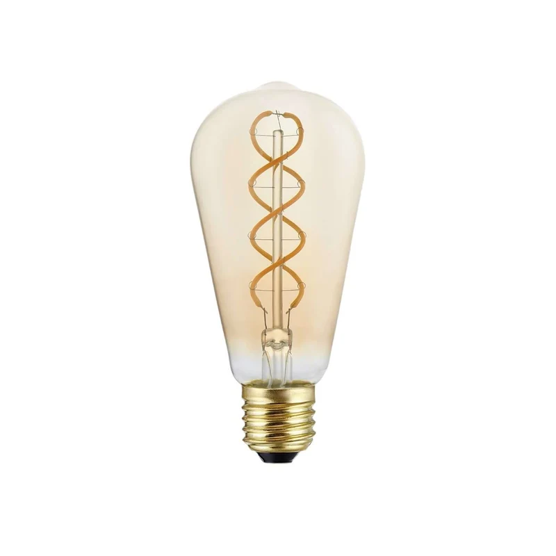 Creative Cables LED Filament Bulb E27 ST64 Gold tinted - 80lm 2500K - Dimmable - 5V