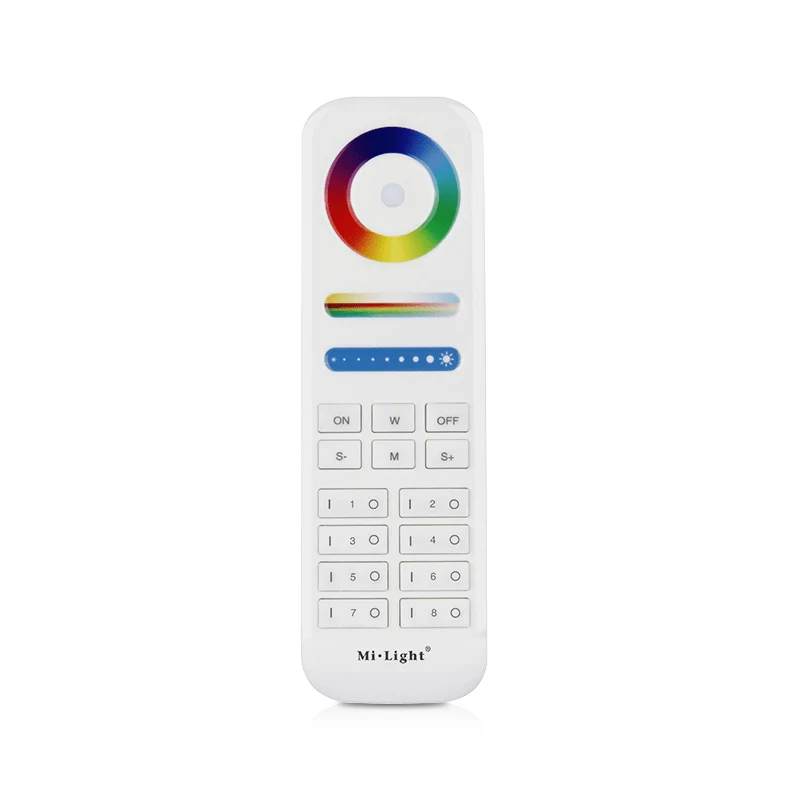 Mi-Light | Afstandsbediening | RGB+CCT | Wit | 8 Kanalen