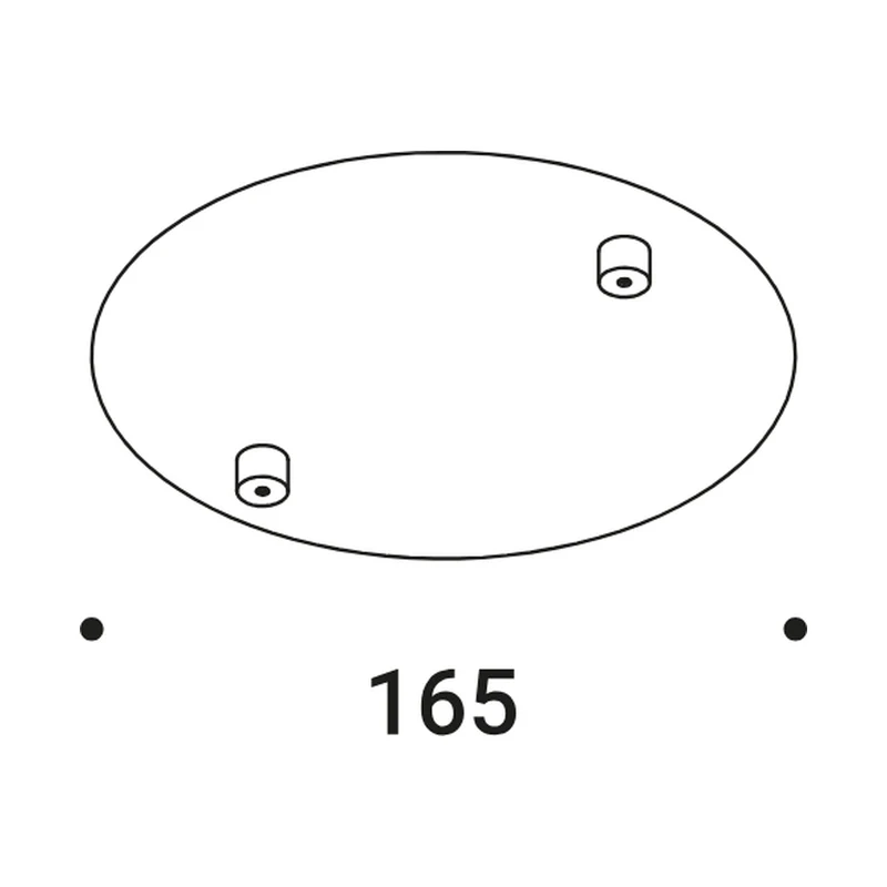 Davide Groppi Simbiosi Recessed Ceiling Rose without Power Supply