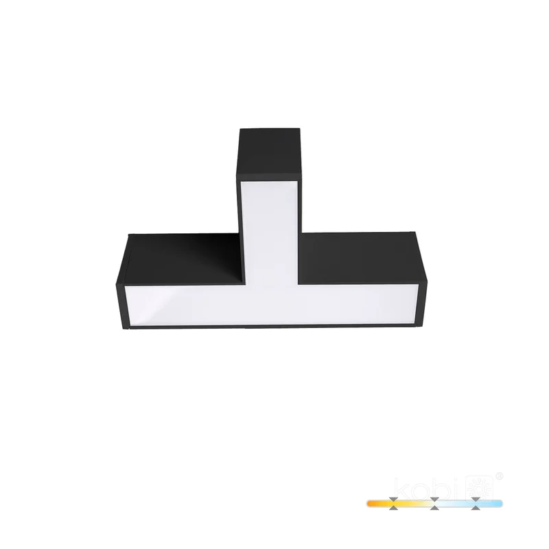 LED Connector | T-vorm | 15W | Zwart | voor KOLINE kantoorlamp