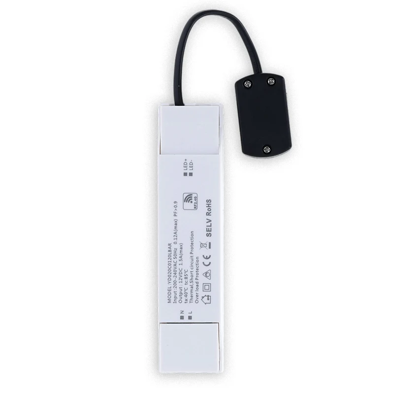 LED Driver | 12V | Max 20W | met Afstandsbediening | voor TOLOS of BASTON Inbouwspots