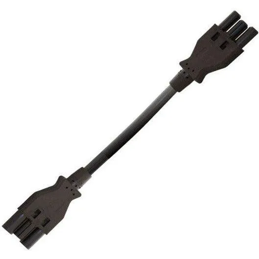 Koppelkabel schuko 3-polige stekker plat 1,5 mm² | div. lengtes
