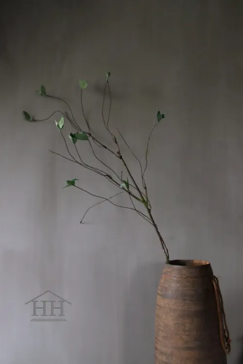 Kunsttak met groene blaadjes - 102 cm