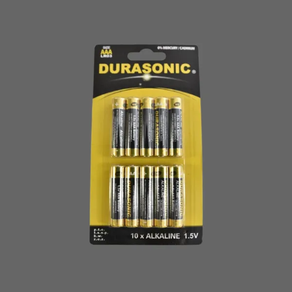 Durasonic AAA batterijen - Alkaline - 10 stuks