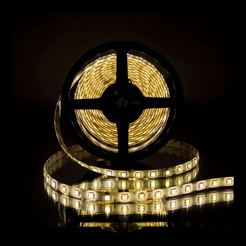 LED Strip 5M - 5050/60 | 14,4W | 12V | Standaard editie | 2800K - Warm Wit