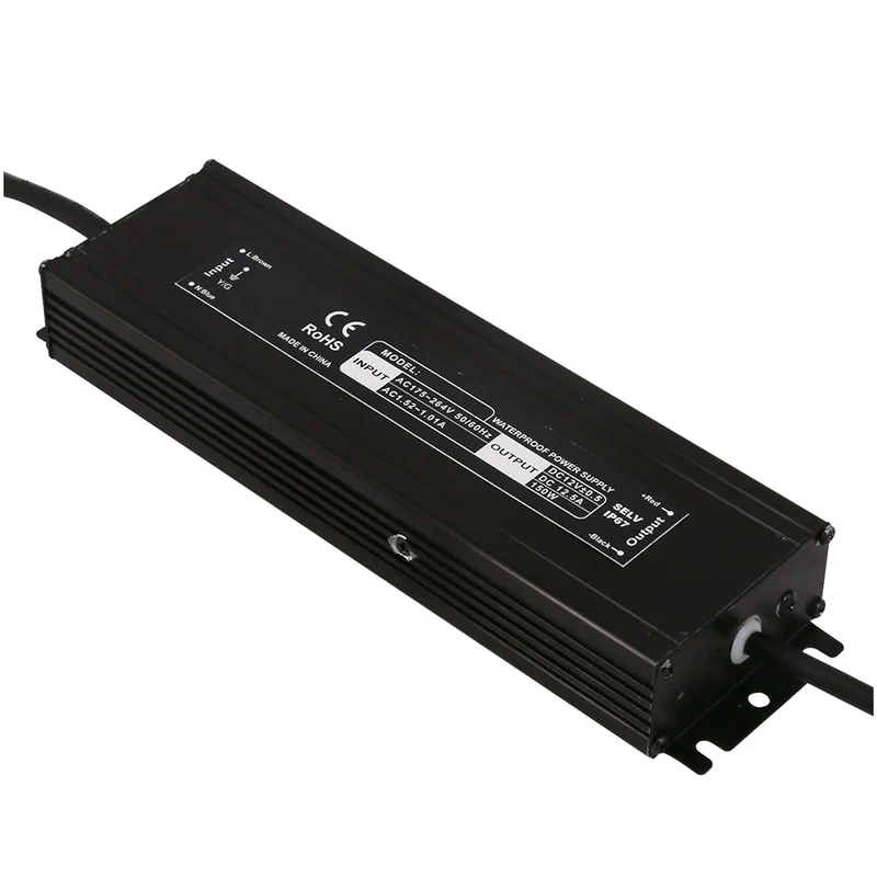 LED Trafo 100W - IP67 - Waterbestendig - 12 of 24 Volt DC