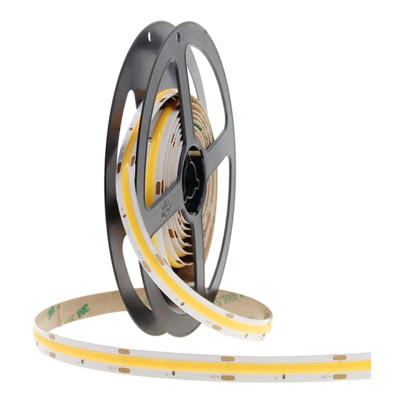 COB LED Strip | 10mm | 512SMD's | Premium | 5 meter | IP22 | 24V | 12 Watt P/M