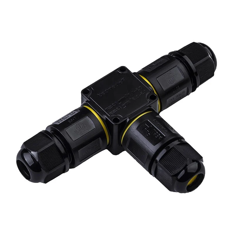 3Pin T-VORM waterdichte QUICK Connector | Voor 4-11mm kabel
