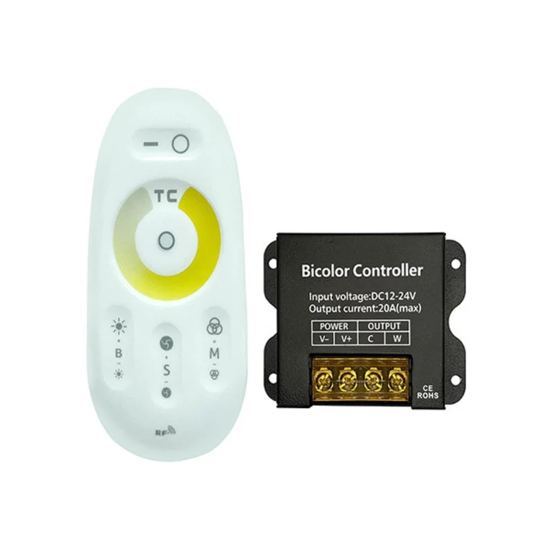 CCT RF Afstandsbediening met ontvanger | Voor CCT LED Strips