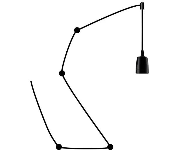 Segula Tampa porcelain pendant chandelier
