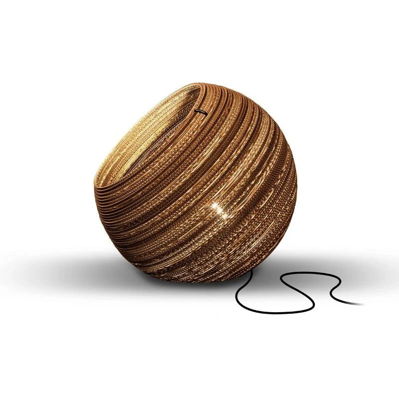 Think Paper Globe Cardboard Floor Lamp