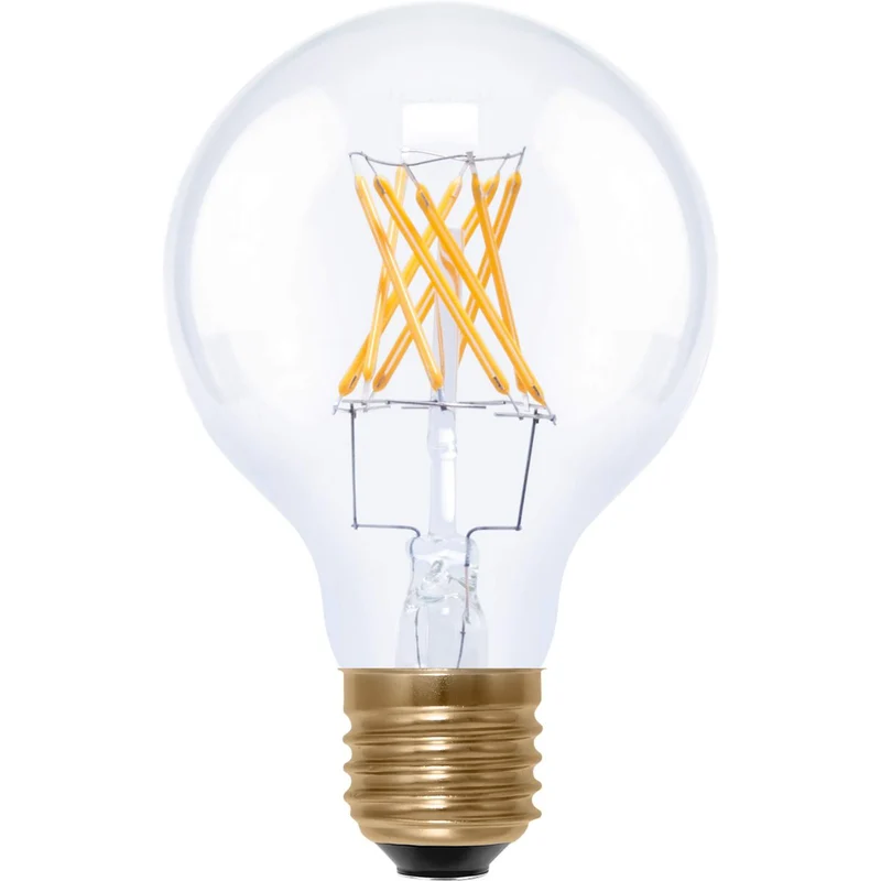 Segula Vintage LED Globe E27 G80 Clear - 400lm 2200K - Dimmable