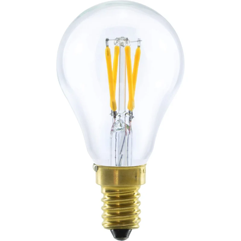 Segula Vintage LED Drop Lamp E14 P48 Clear - 260lm 2200K - Dimmable