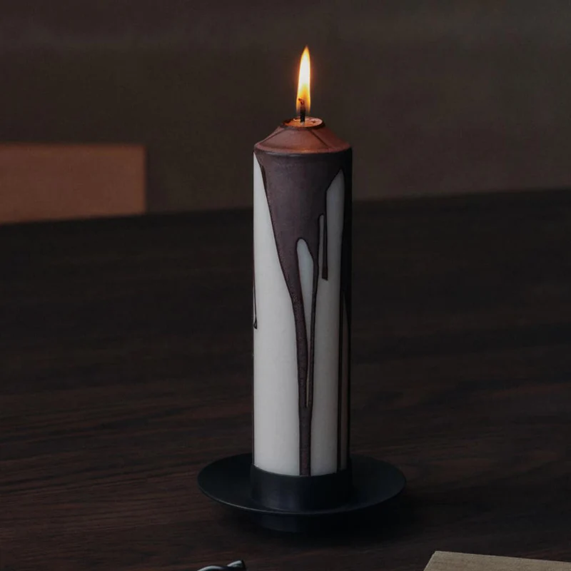 Ferm Living Dryp Pillar Candle