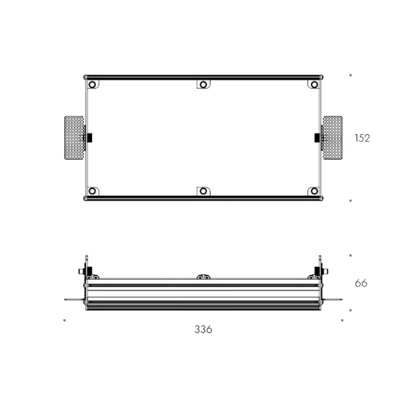 Labra Multiva EVO Trimless 115x2 QR111 Mounting Frame