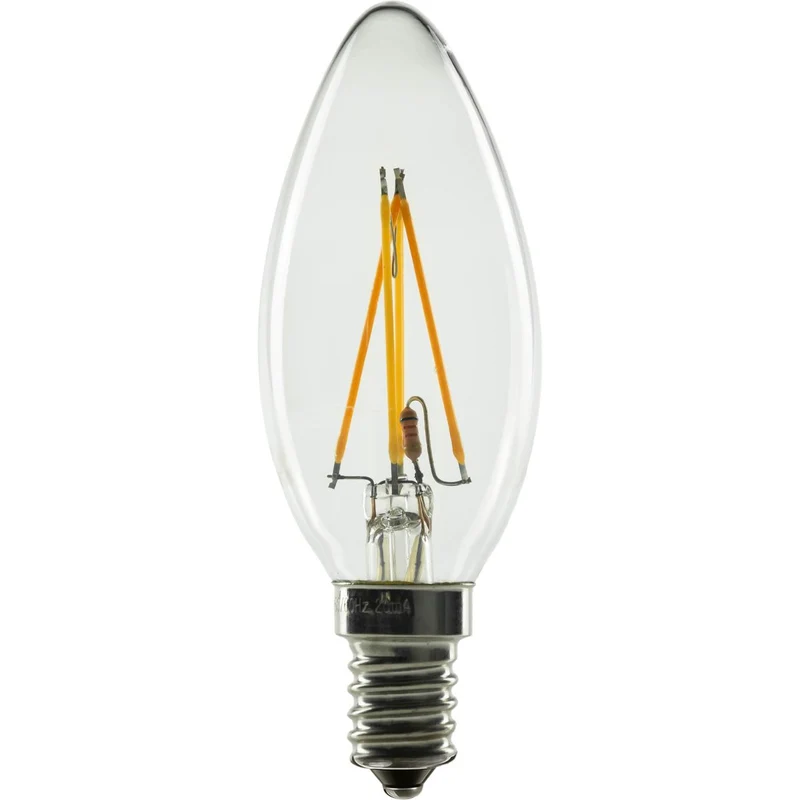Segula Ambient LED Candle E14 B35 Clear - 270lm 2000K to 2700K - Dim to warm