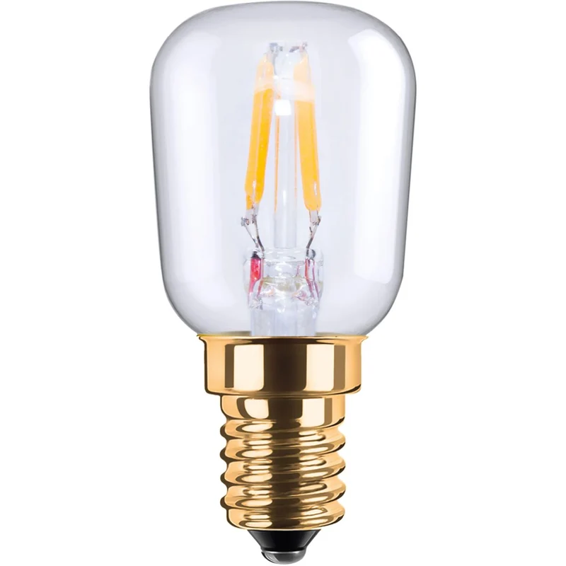 Segula Vintage LED Fridge Lamp E14 T25 Clear - 90lm 2200K - Dimmable