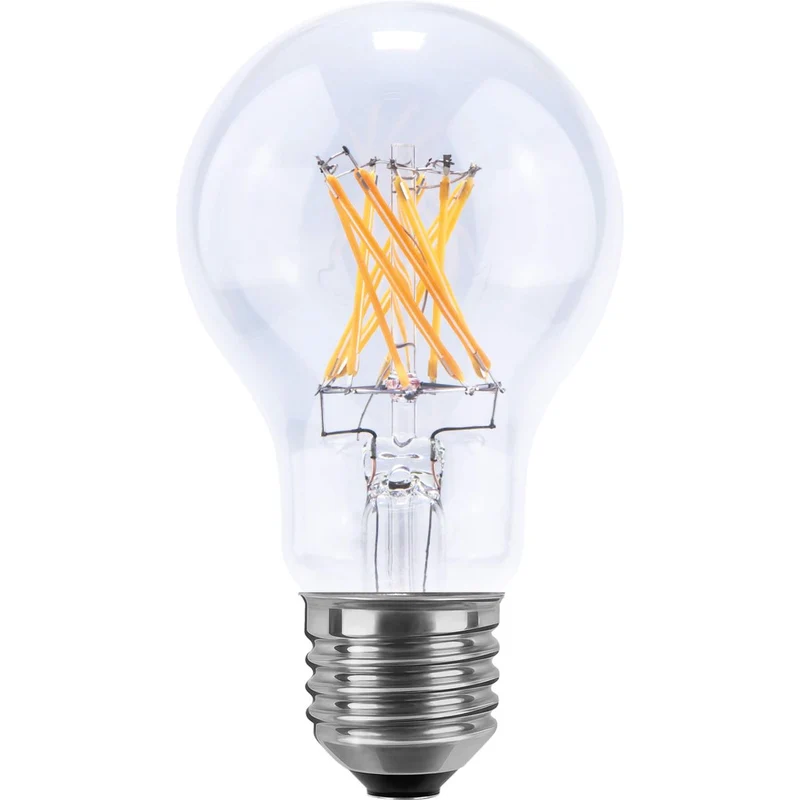 Segula Vintage LED Bulb E27 A60 Clear - 650lm 2700K - Dimmable