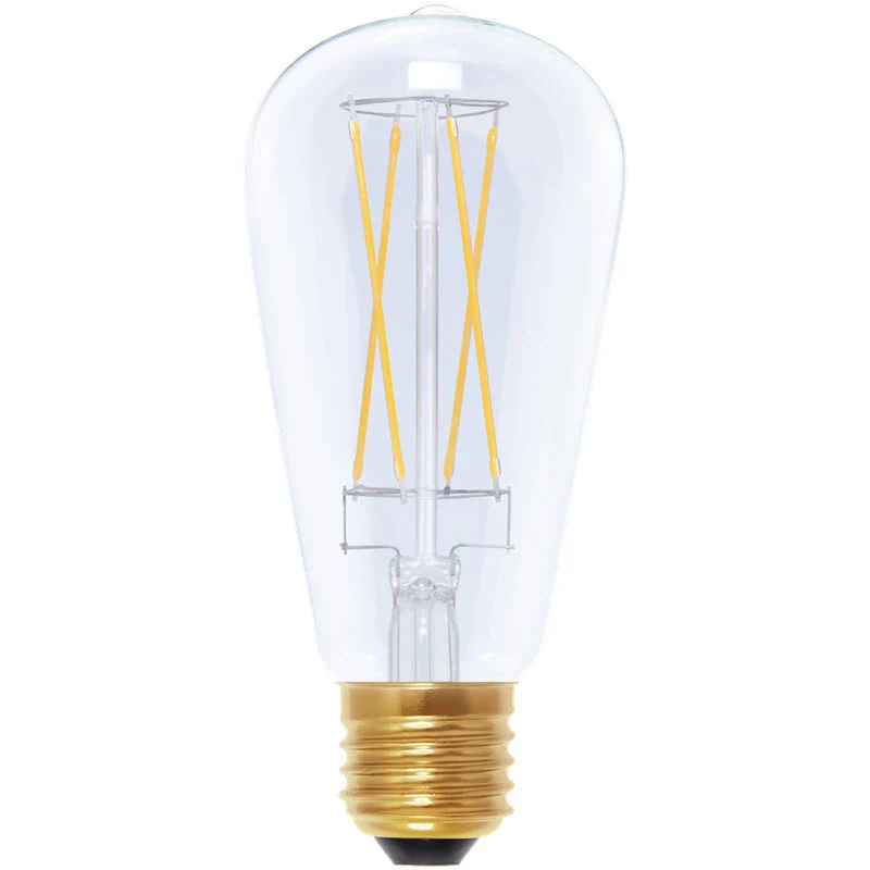 Segula Rustica LED Long Style E27 ST65 Clear - 400lm 2200K - Dimmable