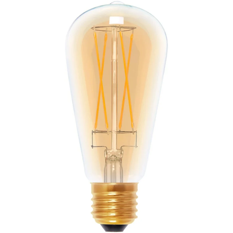 Segula Vintage LED Rustica Long Style E27 ST65 Golden - 400lm 2200K - Dimmable