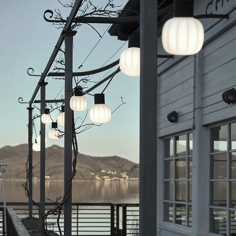 Martinelli Luce Kiki Chain of Outdoor Lamps