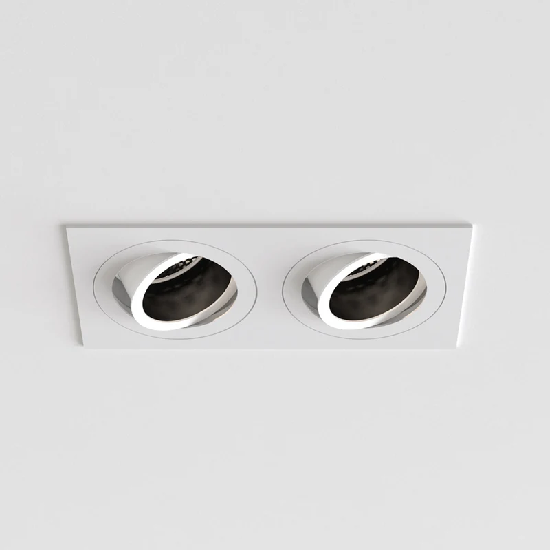 Astro Pinhole Square Twin Adjustable Recessed Spotlight