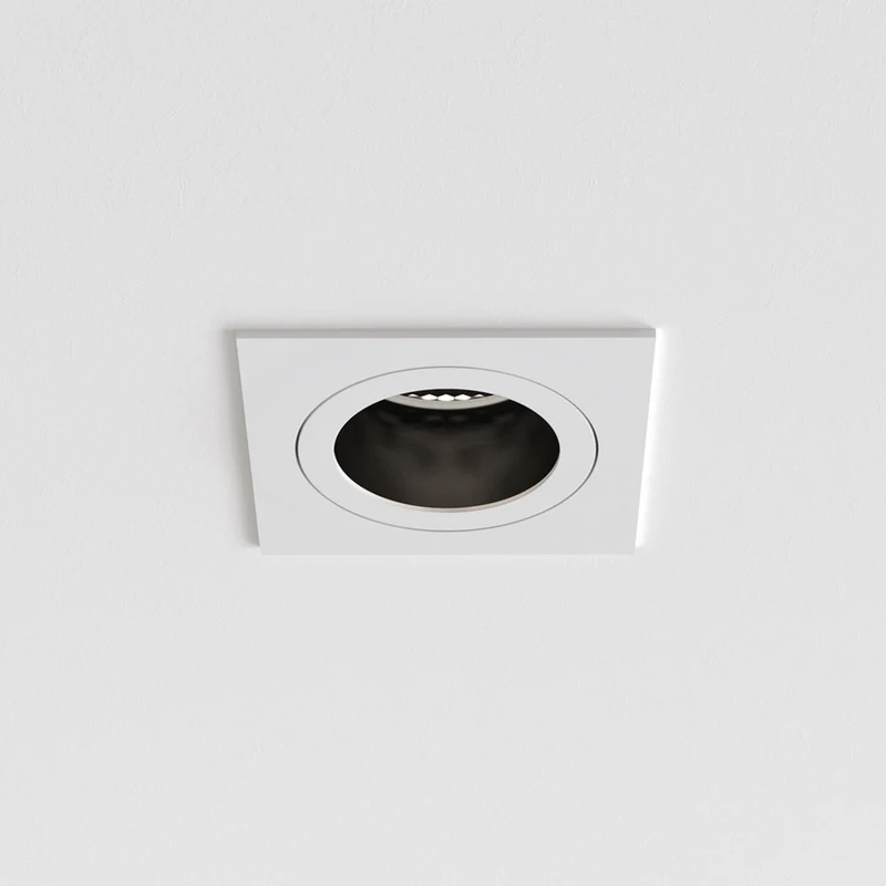 Astro Pinhole Slimline Square Fixed IP65 Recessed Spotlight